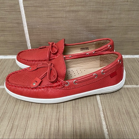 NWOT Marc Joseph Red Loafers - Picture 4 of 8